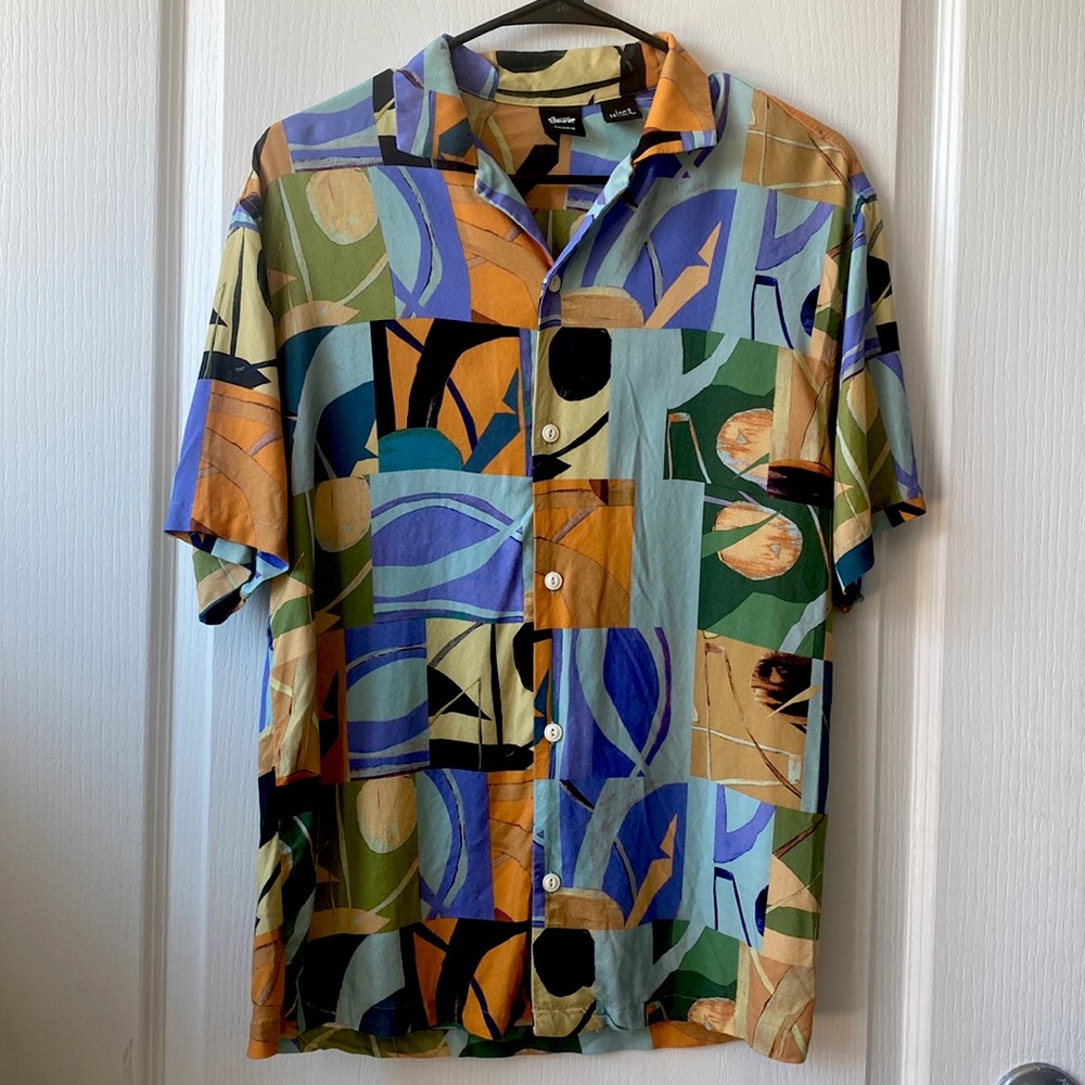 Pull&Bear STWD multicolor Men’s Button down shirt S